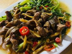 空心菜炒鳝鱼-车头老二大排档