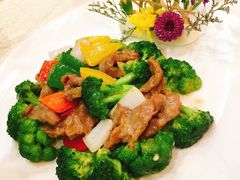 西兰花炒面肉-顺德人家食府(黄金广场店)