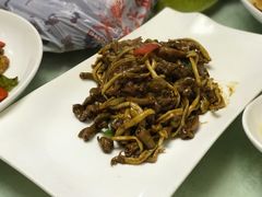 蘑菇炒鸡杂-富临轩私房菜(集庆门大街店)