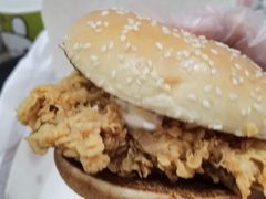 香辣鸡腿堡单人餐兑换券-肯德基(丽水万地店)