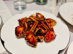 毛蟹炒年糕-屋里厢上海菜馆