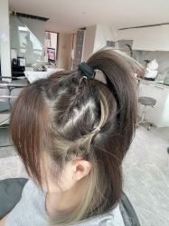 -米娜造型蛋白烫发