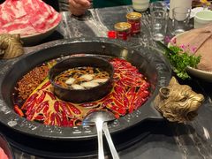 菌汤鸳鸯锅-袁老四老火锅(大丰店)