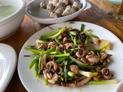 姜葱鱿鱼-海上驿站渔家菜馆