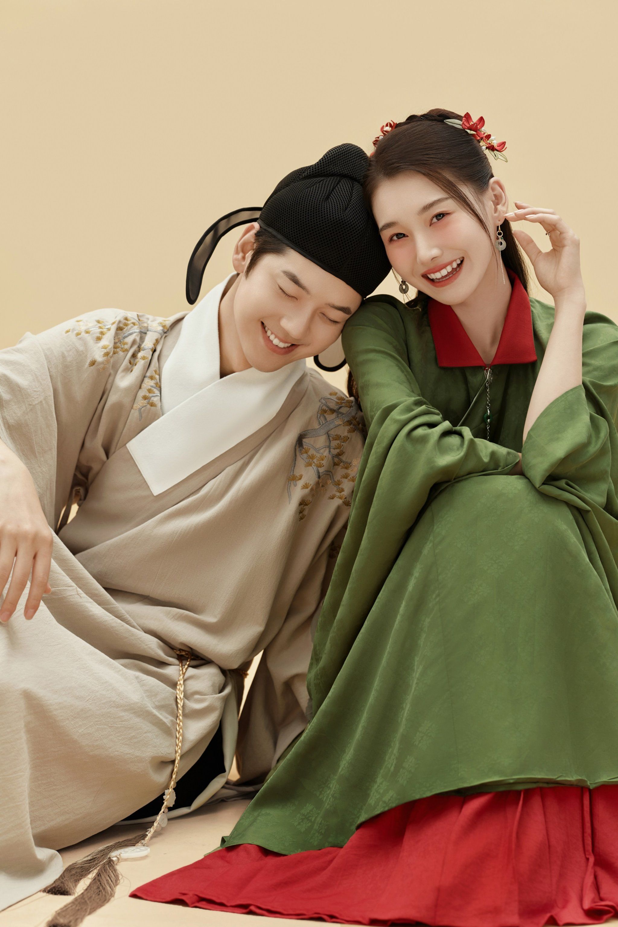 国风古韵·汉服情侣照