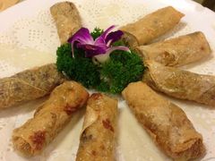 豆腐皮包野菜-秀水人家