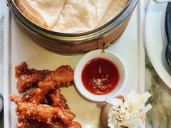猪颈肉黑醋汁配薄饼-东南里湖景餐厅·新闽菜(浦西万达店)