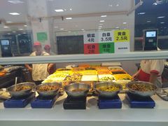 自助取餐区-晓庄学院-食堂
