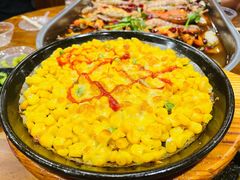料理烤芝士玉米粒-老东镇啤酒屋海鲜加工·蒸汽海鲜·海鲜烧烤(台东店)