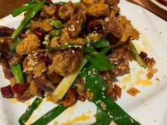 特色炸鸡胗-天津乾毓德饭庄·清真传统炒菜·海鲜烧烤(咸阳路店)