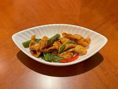 杭椒野菌炒爽肉-杭州JW万豪酒店-万豪中餐厅