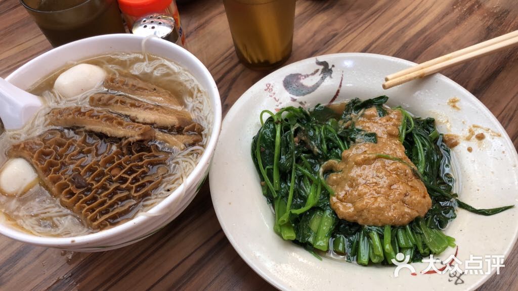 嘉丽园潮州粉面餐厅腐乳空心菜图片-北京小吃快餐-大众点评网