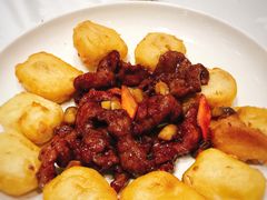 脆皮鲜奶拼蚝油牛肉-和记小菜(东方店)