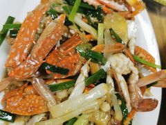 姜葱炒花蟹-田源农家饭店·窑鸡王·海鲜(东部湾·融创店)