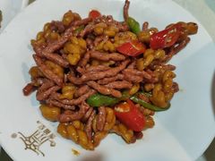 麻花牛肉丝-长春观斋补堂素菜馆