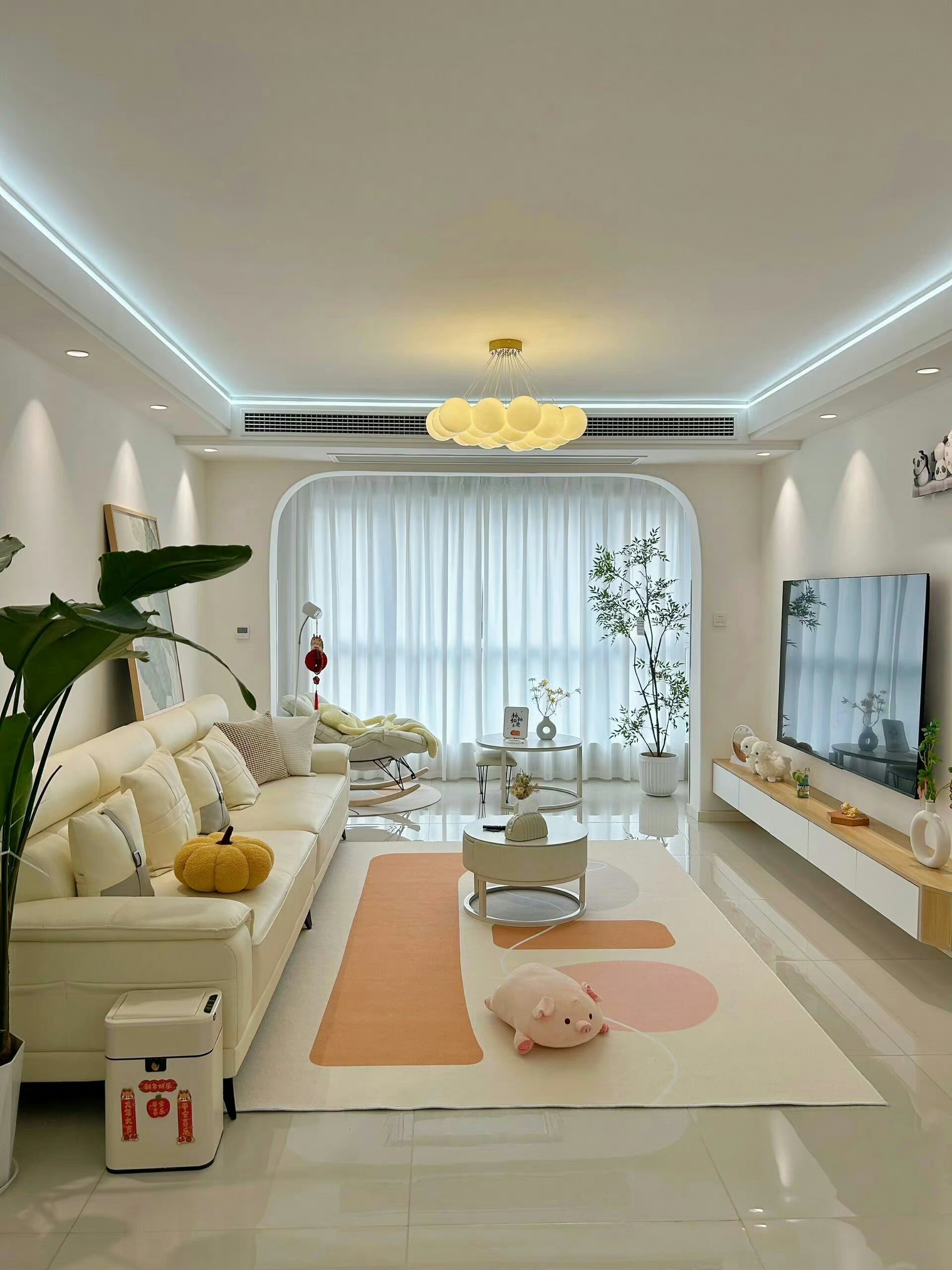 温馨奶油风装修,给家增添一丝浪漫