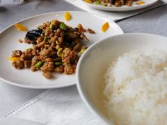 小炒茄子配米饭-厉家菜(金宝街店)