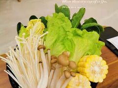 蔬菜拼盘-品也·鲍鱼鸡火锅(皇庭广场店)