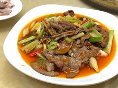 血皮菜炒猪肝-映秋饭店(李庄总店)
