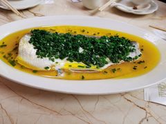 葱油蒸白水鱼-玫瑰厅上海菜(兴国路店)