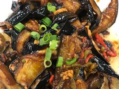 秘制茄子-沿海渔家院蒸汽海鲜·东北菜(东戴河店)