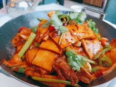 干锅千叶豆腐-聚鑫阁江浙菜·非遗传承技艺(青村帝华园店)