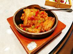 石锅酸椒酱黄鱼柳-西安高新洲际酒店•彩丰楼中餐厅