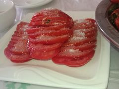 凉拌西红柿-小李子油焖大虾(南浦店)