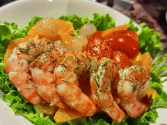 鲜橙老虎虾沙拉-Lets burger非常汉堡·环球风味(蓝色港湾店)