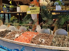 自助取餐区-领鲜活海鲜榴莲自助火锅(东门店)