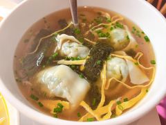 汤荠菜肉馄饨-玫瑰厅上海菜(兴国路店)