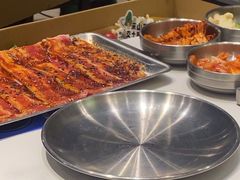 -山野的朋友露营炭火烤肉