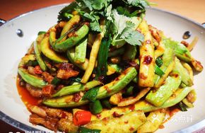 Dry Pot Spaghetti Squash