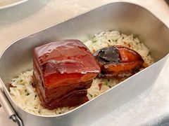 红焖土猪肉鮰鱼菜饭-海味观(老西门店)