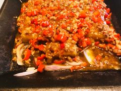 铁板包浆豆腐-阿瓦山寨·湘菜现炒·剁椒鱼头王(咸阳总店)