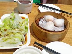白灼西生菜&虾饺-广东小美食(果戈里大街店)