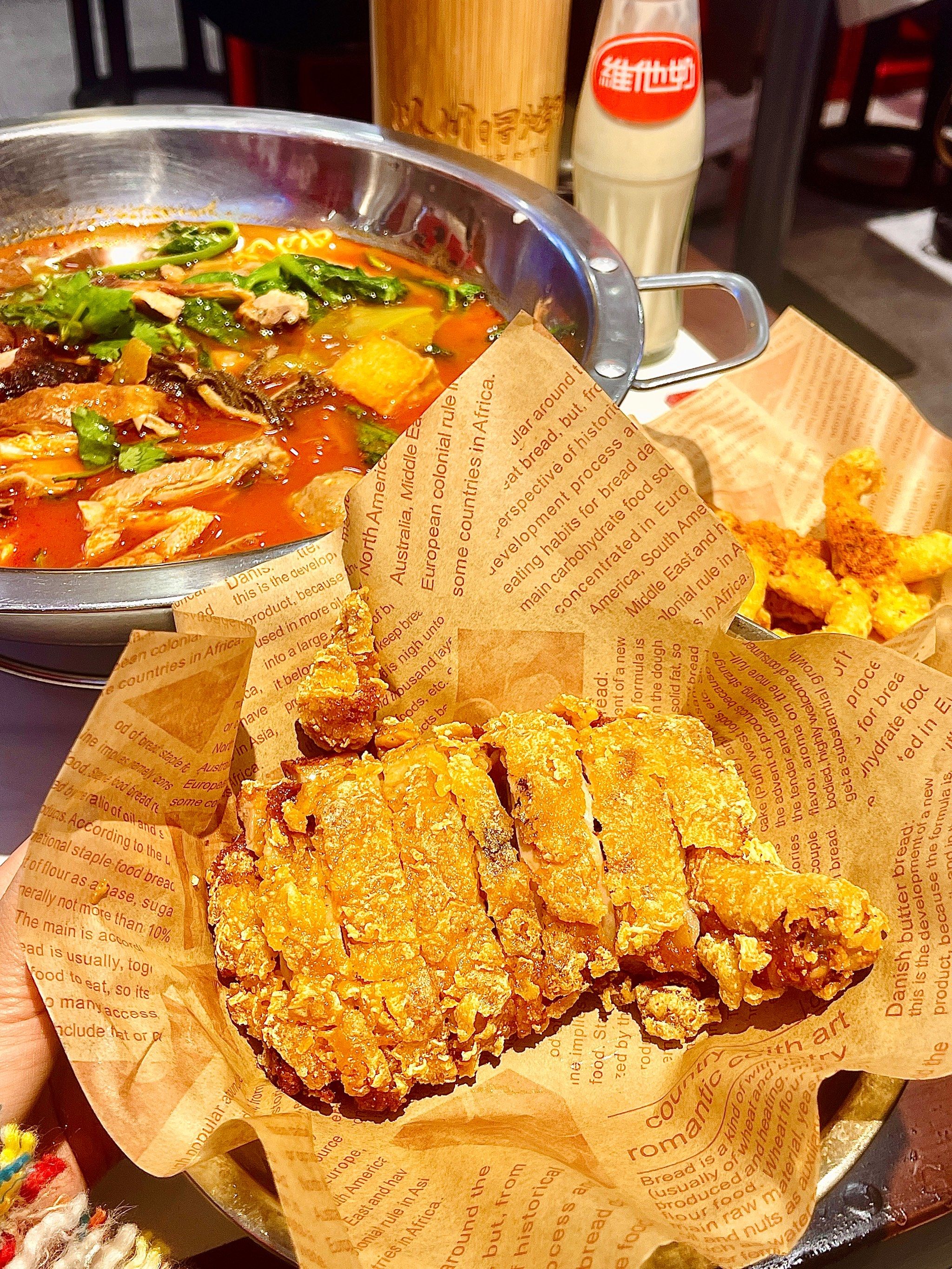 冒菜店的大鸡腿竟然这么香🍗