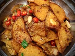 干锅土豆片-湖南码头·地道岳阳美食·湘菜(魏公村店)