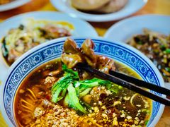 辣肉大肠汤面-沪西老弄堂面馆(定西路店)