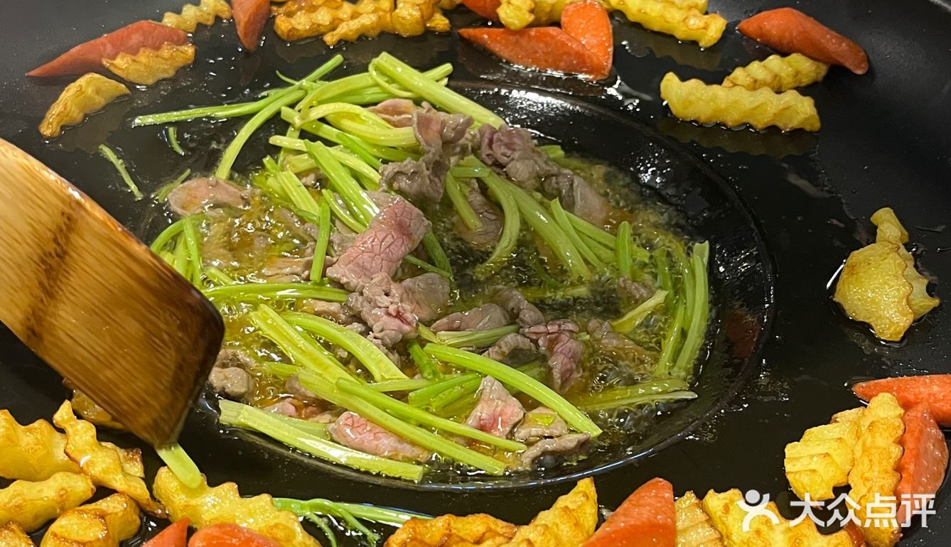 烙锅！偶尔吃油炸 微笑挂脸庞～