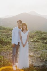 海边绿景客片-巴黎婚纱摄影工作室