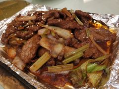 铁板葱爆牛肉-丽华园(青少年宫店)