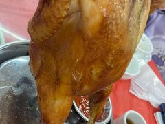 脆皮烧鸡-银峰农庄·特色烧鸡·鲜无花果浸鸡