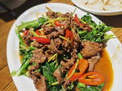 芥兰炒牛肉-潮中人潮州菜(益乐路店)