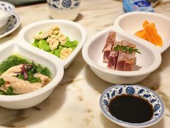 葱香白切鸡配高邮湖双黄蛋-淮扬府(安定门店)