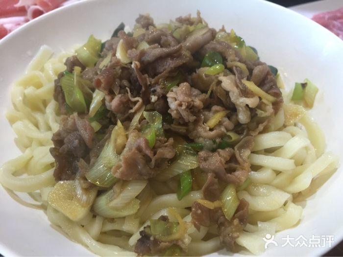 情忆草原涮肉馆羊肉汆面图片