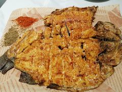 烤虹鳟鱼-何适山庄 ·可团建(水长城P2停车场店)