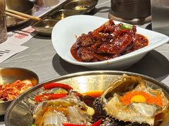 -草家酱蟹炭火烤肉店(珲春南路一店)