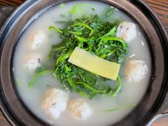 西洋菜煲鲮鱼丸-维园悦谱·海派家常菜(乌鲁木齐南路店)