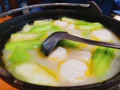 广东丝瓜煮鱼腐-粤域茶餐厅